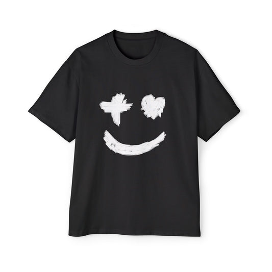 Heavy Oversized Tee: Love Glitch (Men's)