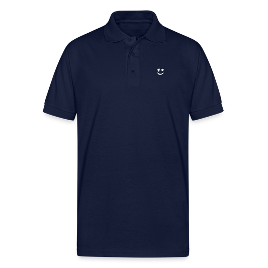 Love Glitch "Aria" Polo Shirt (Men's) - navy